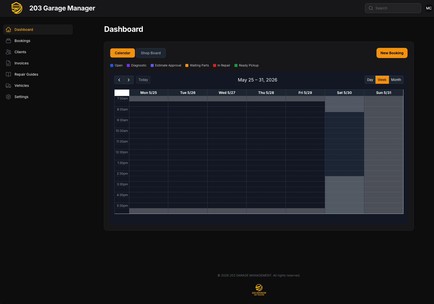 203 Garage Screenshot 2