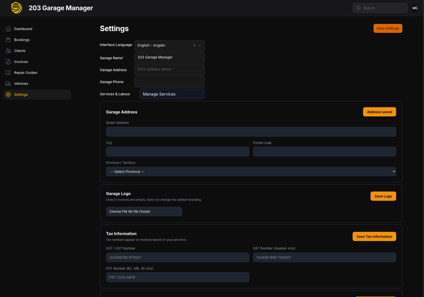 203 Garage Screenshot 6